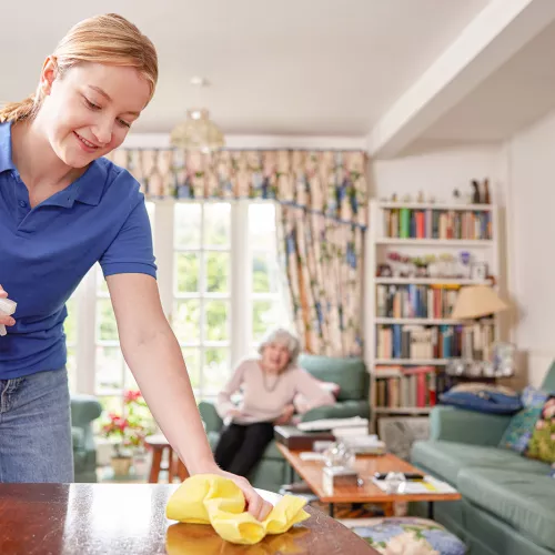 Hulp bij het huishouden